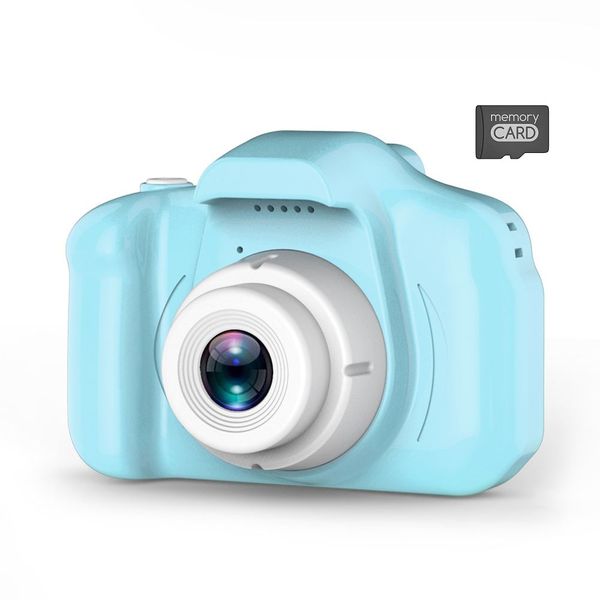 Kids Mini Portable Digital Camera Plus SD Card - Blue