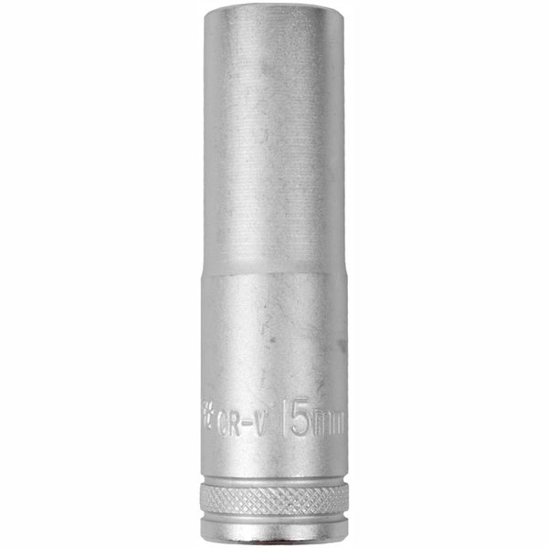 Socket 15Mm 1/2" Dr Deep Socket Crv 12 Point
