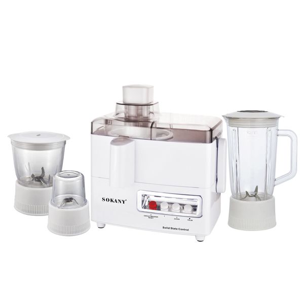 4-in-1 Electric Juicer Blender &amp; Food Processor Combo 800W Grinder Mincer