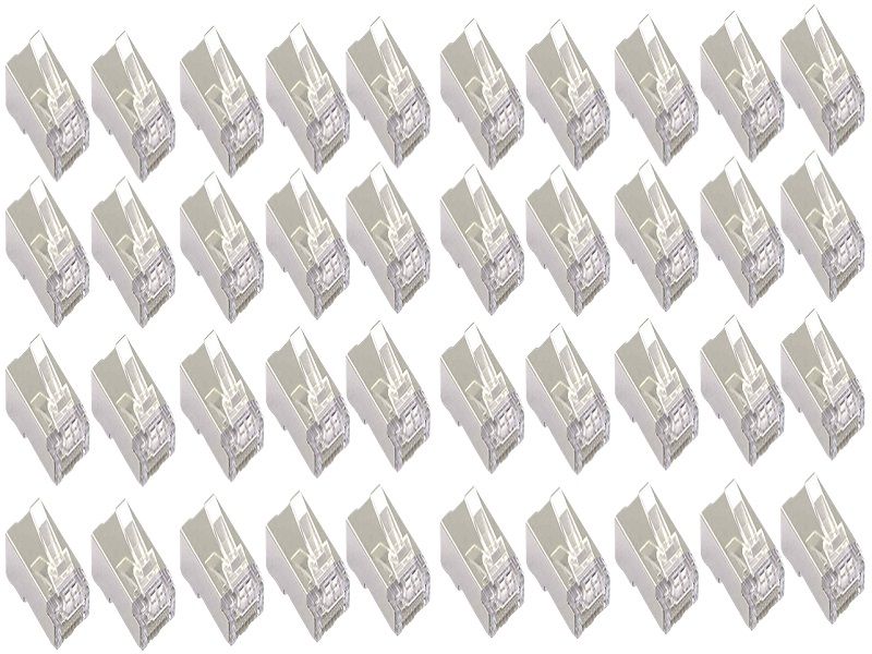 ZATECH RJ45 SHILDED -CAT6 (Pack of 40)