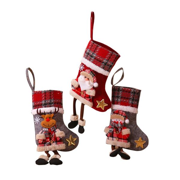 Flexy Cute Christmas Hanging Stocking Pack of 3