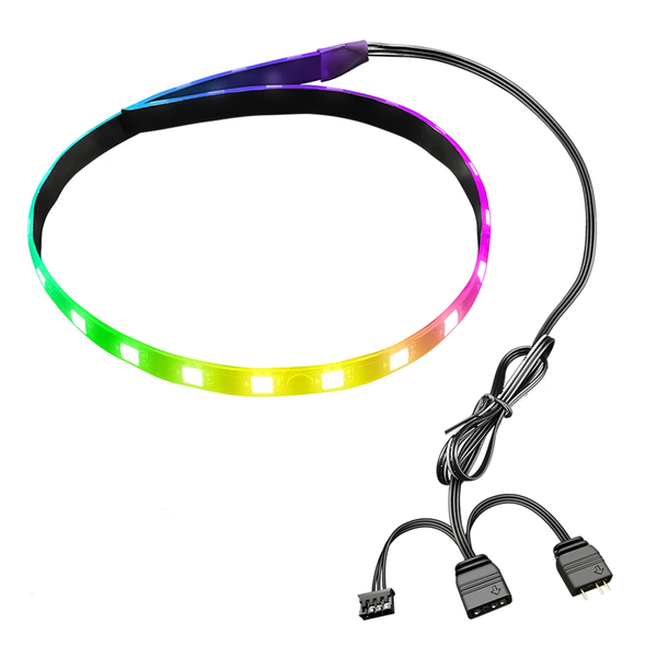 COOLMOON CM-LS40 5V ARGB Chassis Light Strip Magnetic Atmosphere DIY Lamp