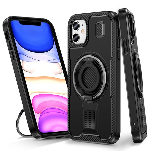 Phone Case Compatible With iPhone 11 Shock Magnetic Bracket Case