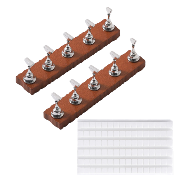 Nail Practice Base Nail Holder Wearing Nail Display Nail Plate Holder