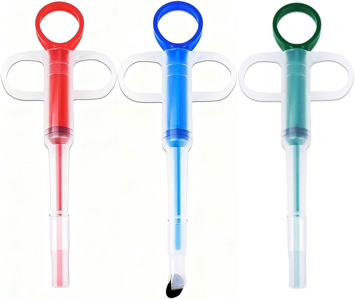 HLLCZ | 3PCS Pet Pill Shooter Plunger Popper