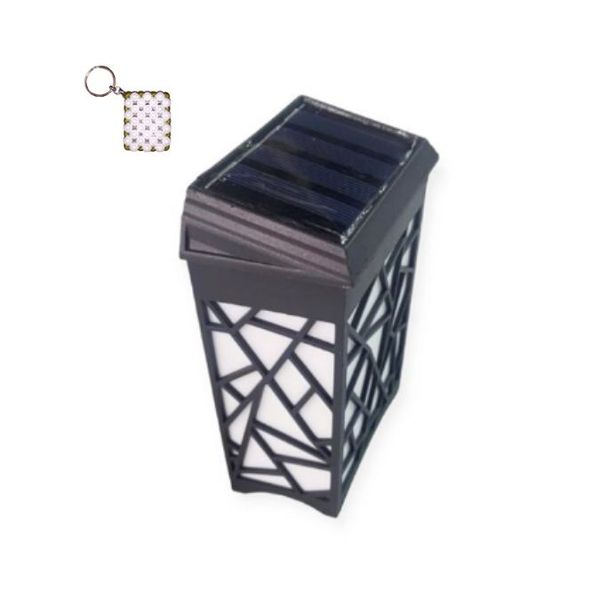 Solar Powered Decorative Wall Lamp RGB And Warm White