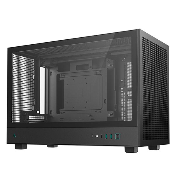 DeepCool CH260BK M-ATX Case With Mesh+TG+1X USBC-BK