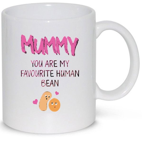 Mummy Favourite Human Bean Birthday Christmas Mother's Day Gift 11Oz Mug