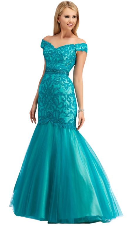 Off Shoulder Lace Mermaid Dress - UK8 | Buy Online in South Africa ...