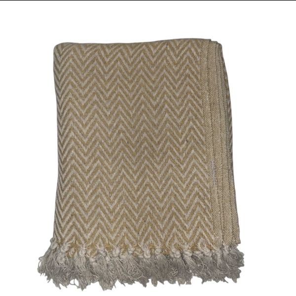 Zig Zag Sunshine All Season Throw