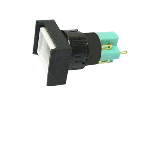P1824L1S Illuminated Rectangular Push Button Switch 1P Solder IP40