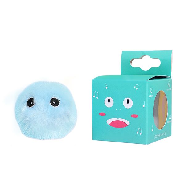Interactive Chirping Ball Toy fot Cats - Blue