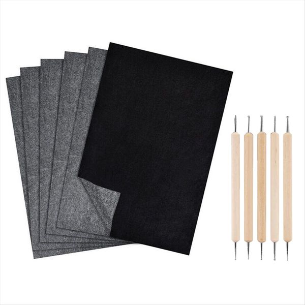 200Pcs Carbon Transfer Paper 11 5 X 8 3 Inch A4 With Embossing Stylus