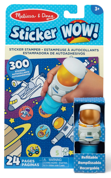 Melissa &amp; Doug Sticker Wow! Activity Pad &amp; Sticker Stamper - Astronaut