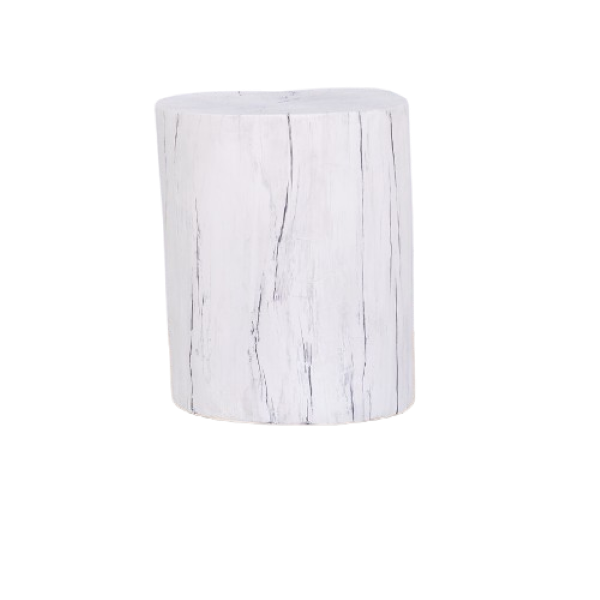 Faux Natural Tree Trunk Side Table