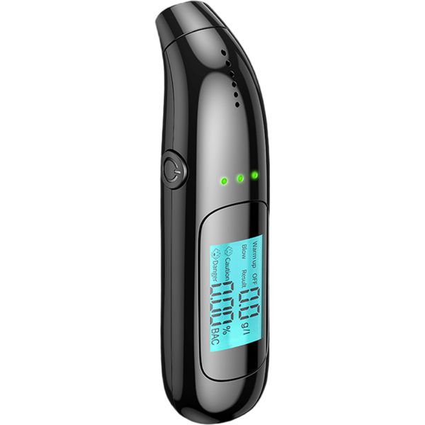 Breath Alcohol Tester Sensor, Portable, Digital Display, Breathalyzer,