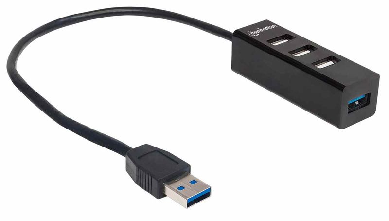 Manhattan USB 3.0/ 2.0 Combo Hub - One SuperSpeed USB 3.0 Port