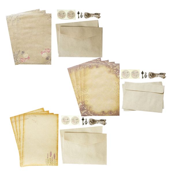 Craft Vintage Letter Pads Invitation Envelopes Writing Paper Accessories