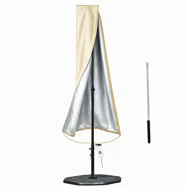 Topika Patio Umbrella Cover Large Umbrella Cover 420D Waterproof Cover