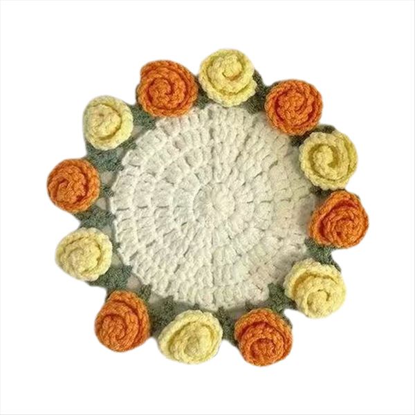 Flower Coasters for Coffee Cups Tea Coaster Desk Cup Coaster Decorative Coa