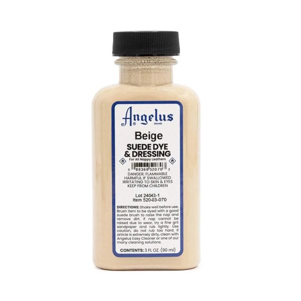 Angelus Suede Dye Beige 3oz