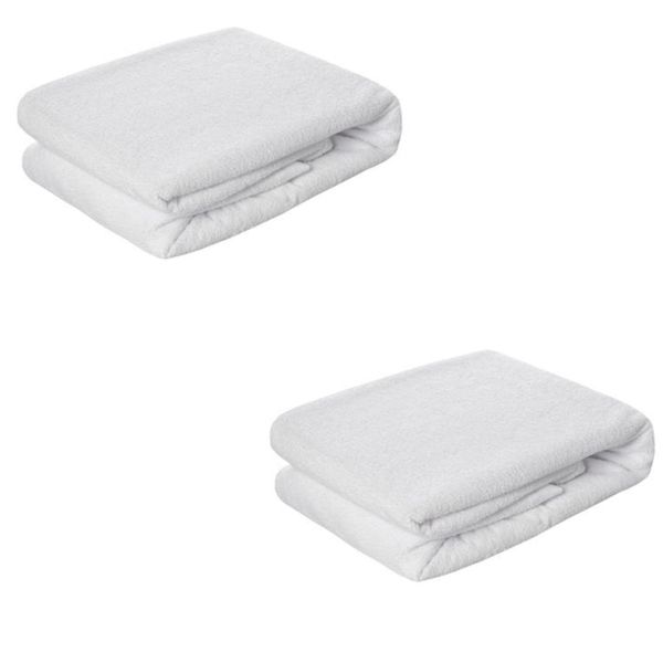 George &amp; Mason - Waterproof Pillow Protector - Terry Towelling STD - 2 Pack