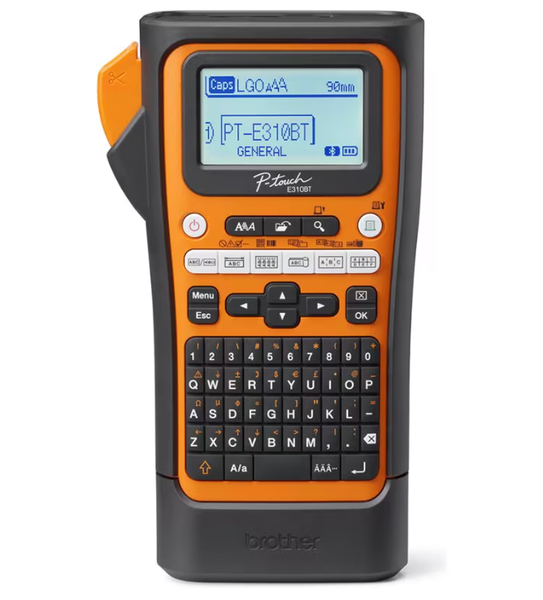 Brother PT E310BTVP. High-speed, Bluetooth-enabled industrial label printer