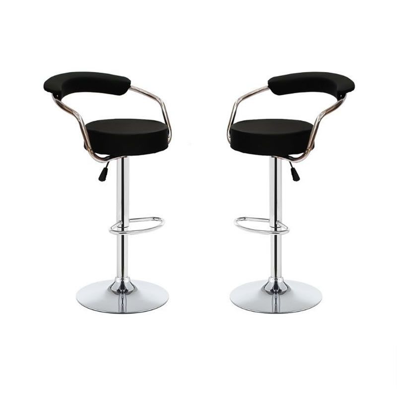 Succulent Black Bar Stools Set Of 2 Shop Today. Get it Tomorrow
