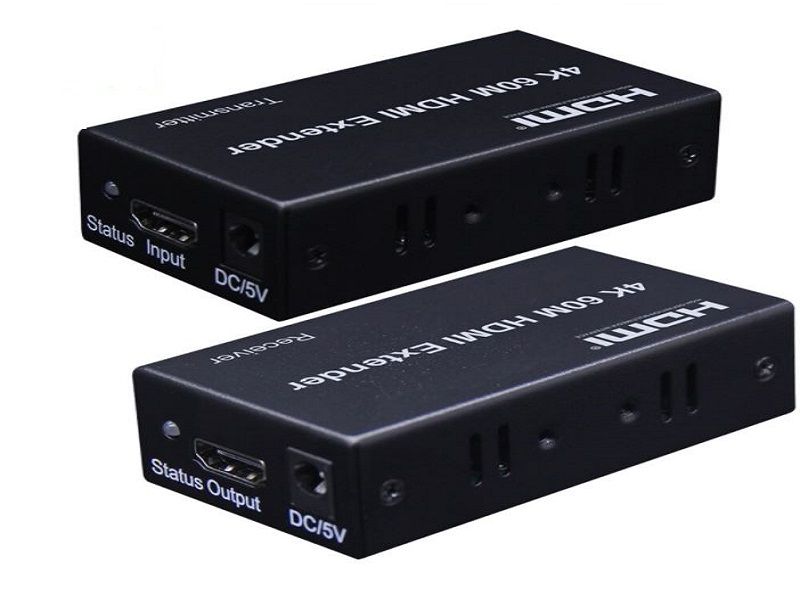 Zatech 4k 60m Hdmi Extender with Transmitter and Receiver