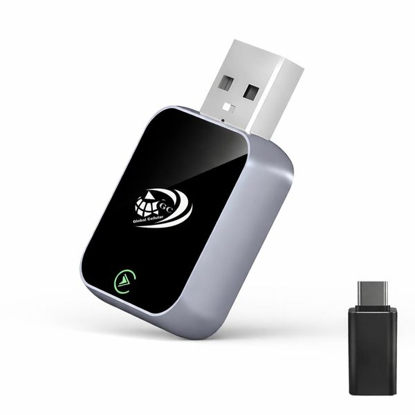 GC Wireless CarPlay &amp; Android Auto Adapter USB/Type-C - Plug &amp; Play
