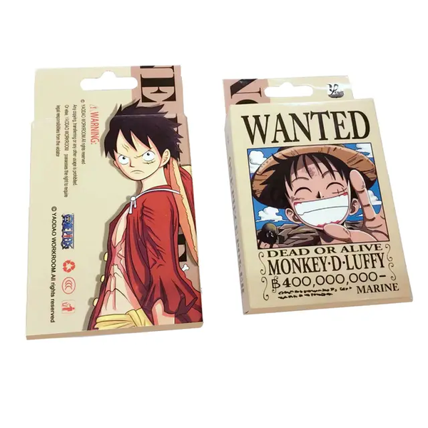 One Piece Wanted Posters Playing Cards