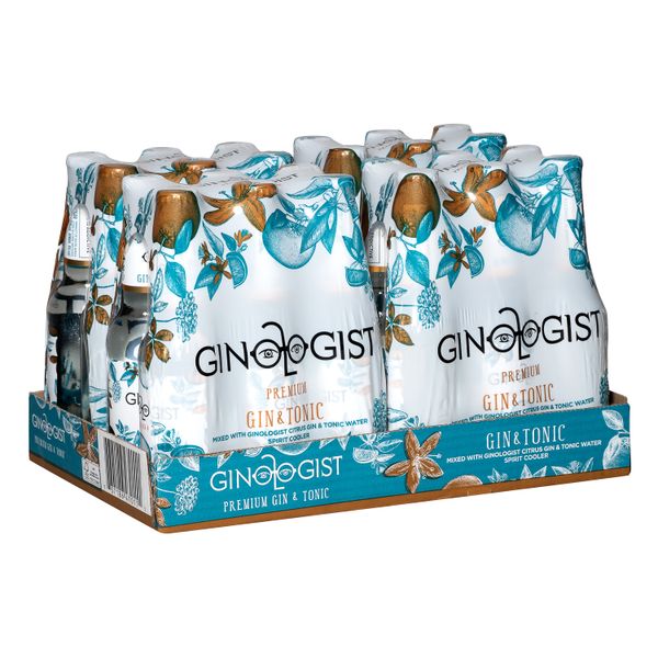 Ginologist Gin &amp; Tonic Spirit Cooler NRB 24 x 275ml