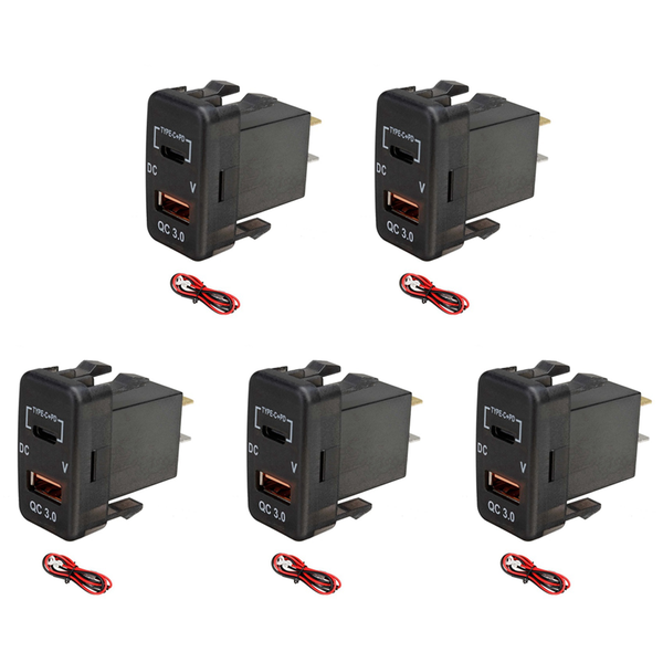 Car Fast Charger Adapter With Voltmeter For Toyota Land Cruiser
