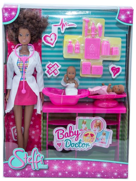 Steffi Love Baby Doctor Brown Hair 2 Assorted Blind Pack