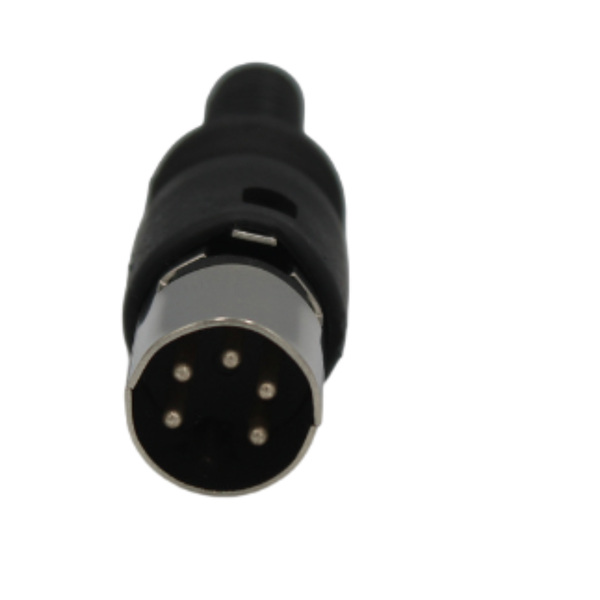 XS52/6 5-Pin Straight Inline DIN Plug Connector (240 Pin)