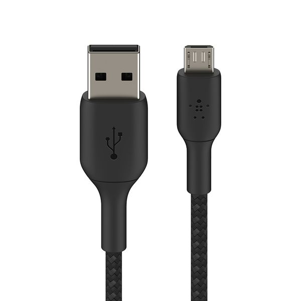 Belkin Braided USB-A to Micro-USB Cable Black - 1m