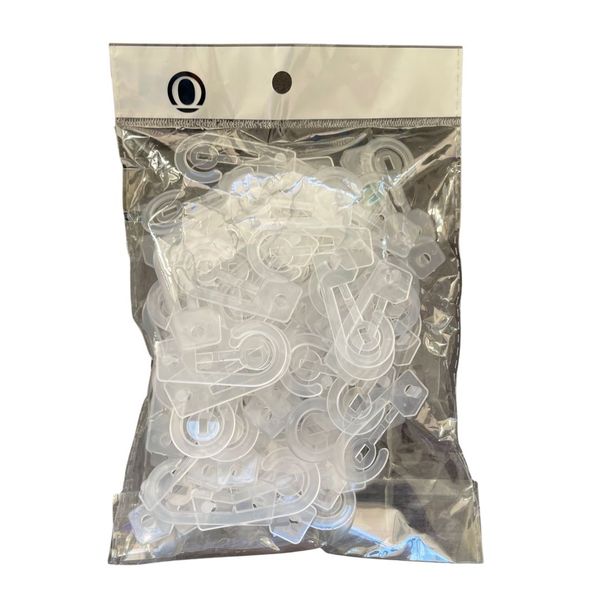 Clothing socks Packing Clip Hanger with Snap Hook - 100 Pieces