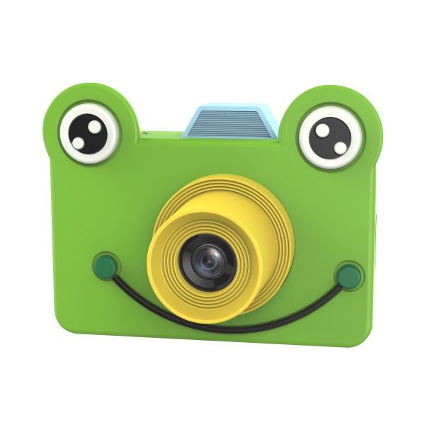 Telefunken 8MP Kids Camera Frog- Green- TKC-201F