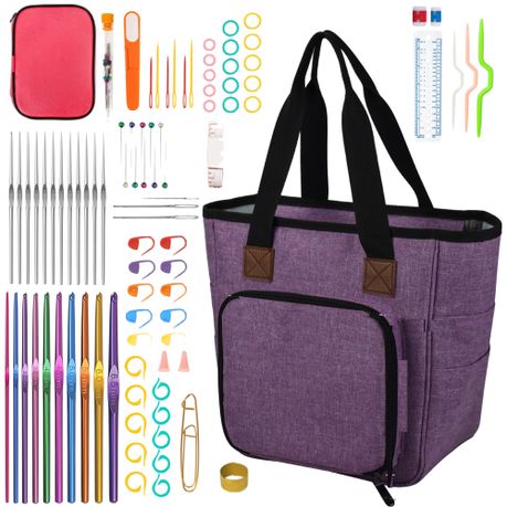 Craft All Inclusive Crochet Kit & Needlework Accessories Storage Bag Summer, Shop Today. Get it Tomorrow!