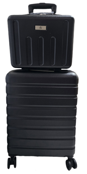20 Inch Hard Shell Suitcase + 14 Inch Comestic Case Traveling Luggage Set