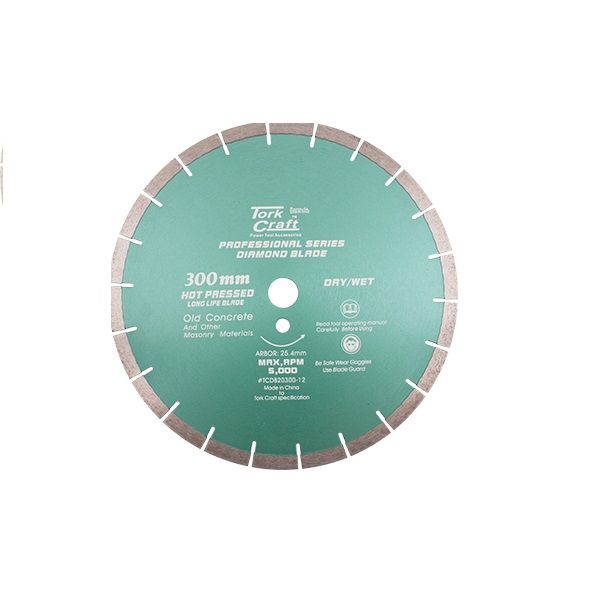 Tork Craft - Diamond Blade 300mm x 25.4mm - Green - 2 Pack