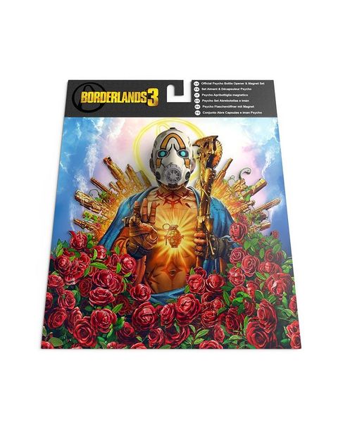 Official Borderlands 3 Psycho Bottle Opener &amp; Magnet Set