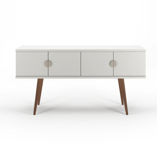 Abbey Buffet - Off White Matte Natural