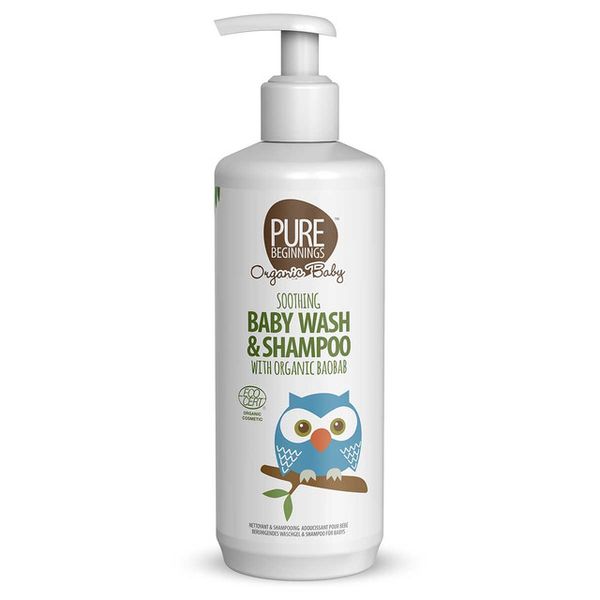 Pure Beginnings - Soothing Baby Wash and Shampoo with Organic Baobab 500ml