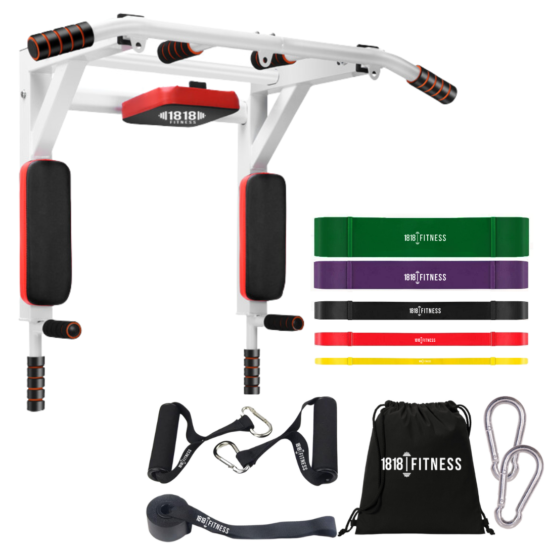 Pull Up Mount - with Resistance Bands Pack - 1818 Fitness
