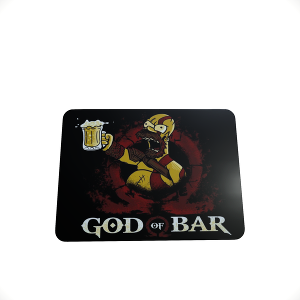 Homer God Of Bar - Mouse Pad