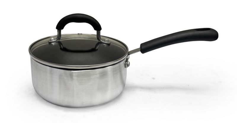 Real Chef Non Stick Sauce Pan With Lid - 18cm