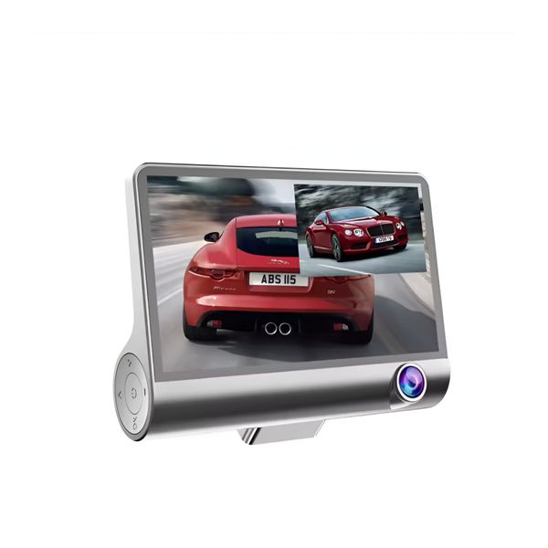 1080p Full HD Dash Cam With 3 Cameras 4.0 Inch Display