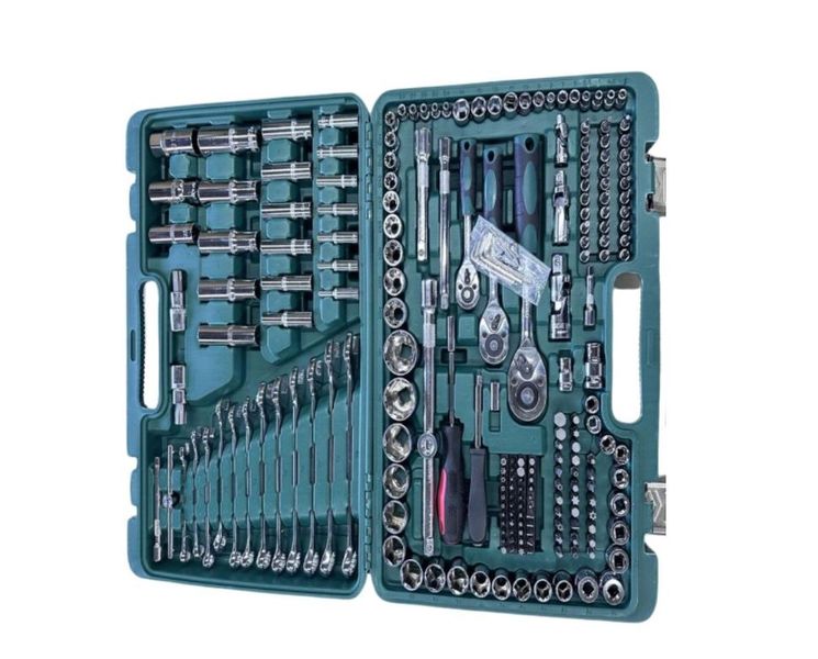 218 Pieces Multipurpose Mechanic Hand Tool Set