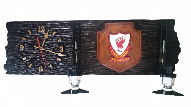 Manchester United - 2 x Optic Liquor dispenser clock - Fan's must have!